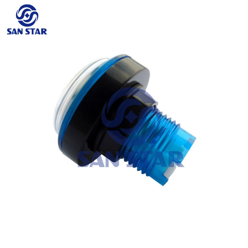 Round 37mm DomeTransparent Illuminated Arcade Button