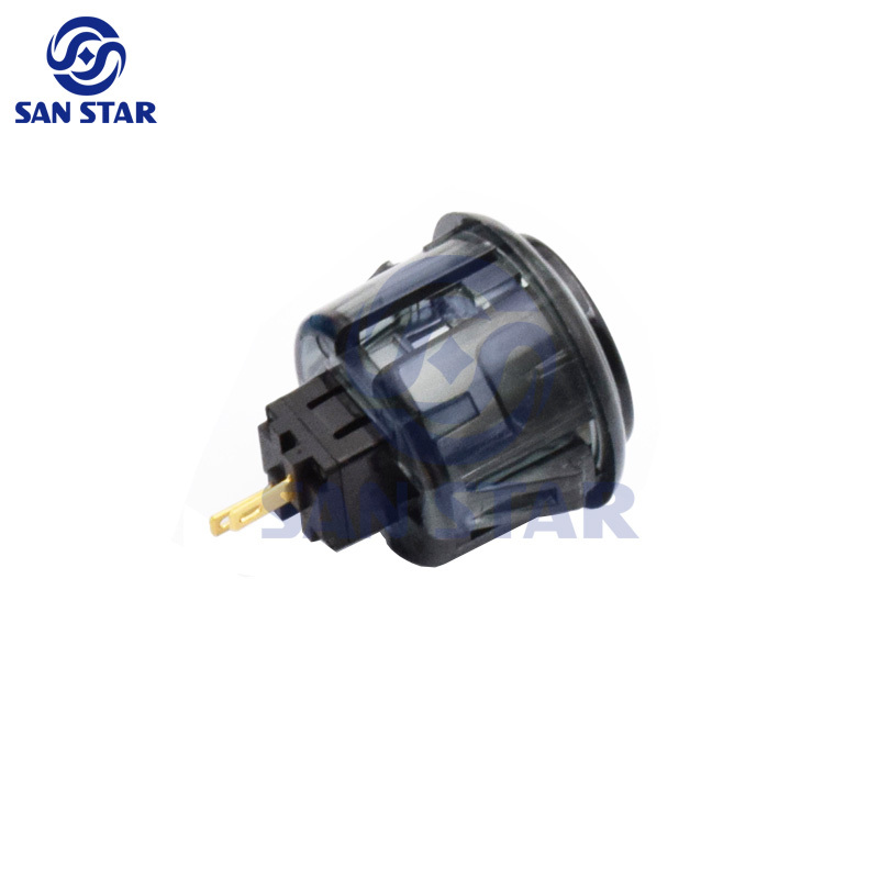 Round 33mm Transparent Arcade Button Similar With Sanwa OBSC 30