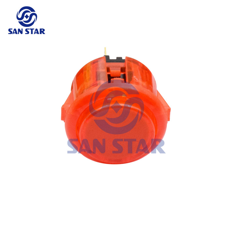 Round 33mm Transparent Arcade Button Similar With Sanwa OBSC 30