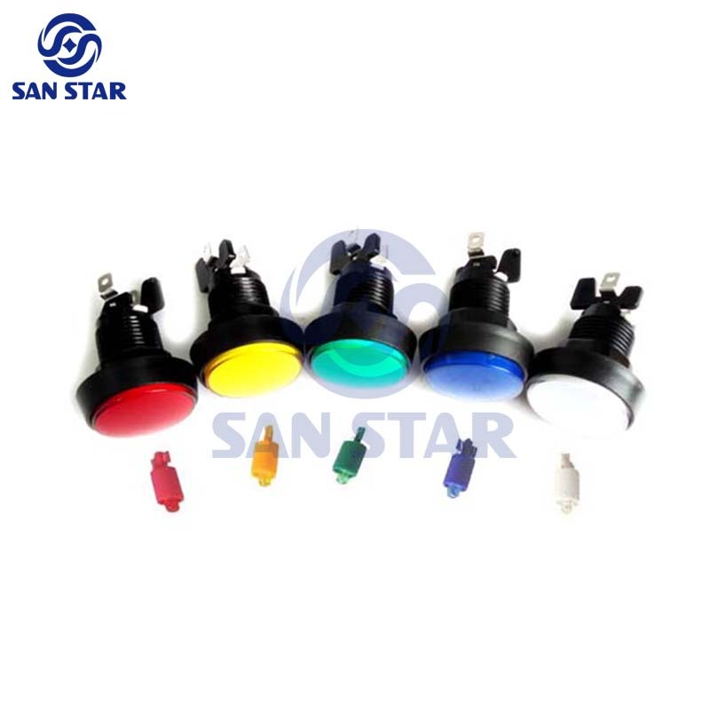 Bolique Edge Round 36mm Illuminated Arcade Button