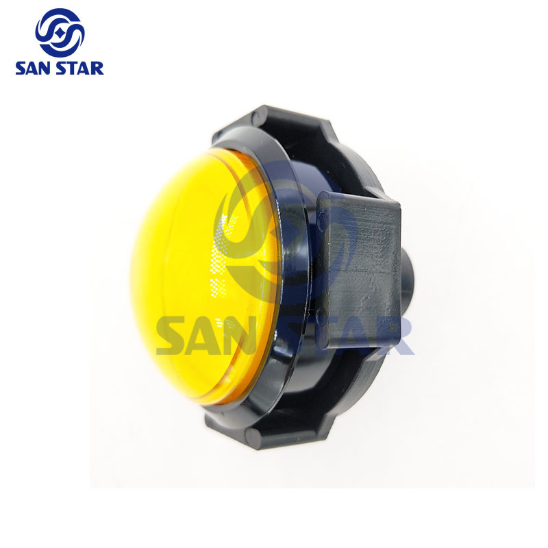 Round 63mm Medium Size Dome Illuminated Arcade Button