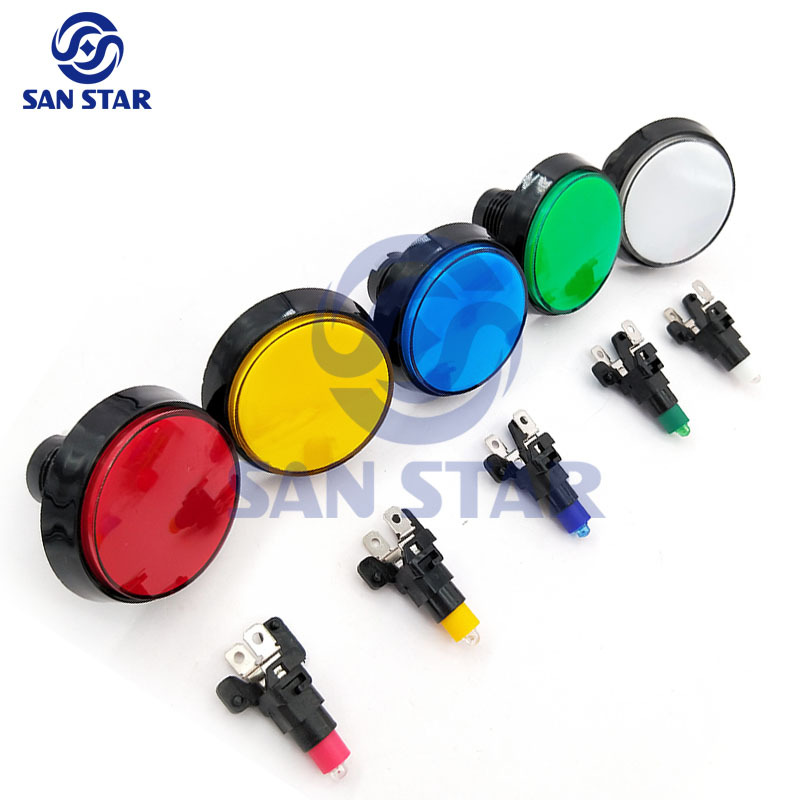 Bolique Edge Round 60mm Illuminated Arcade Button