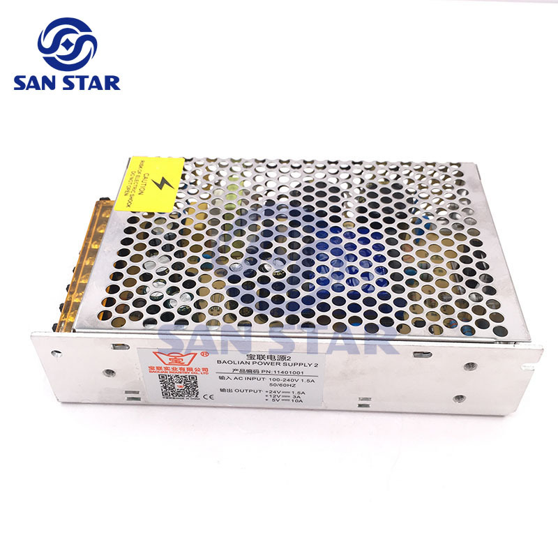 3 Groups Out Put Power Supply 24V1.5A 12V3A 5V10A