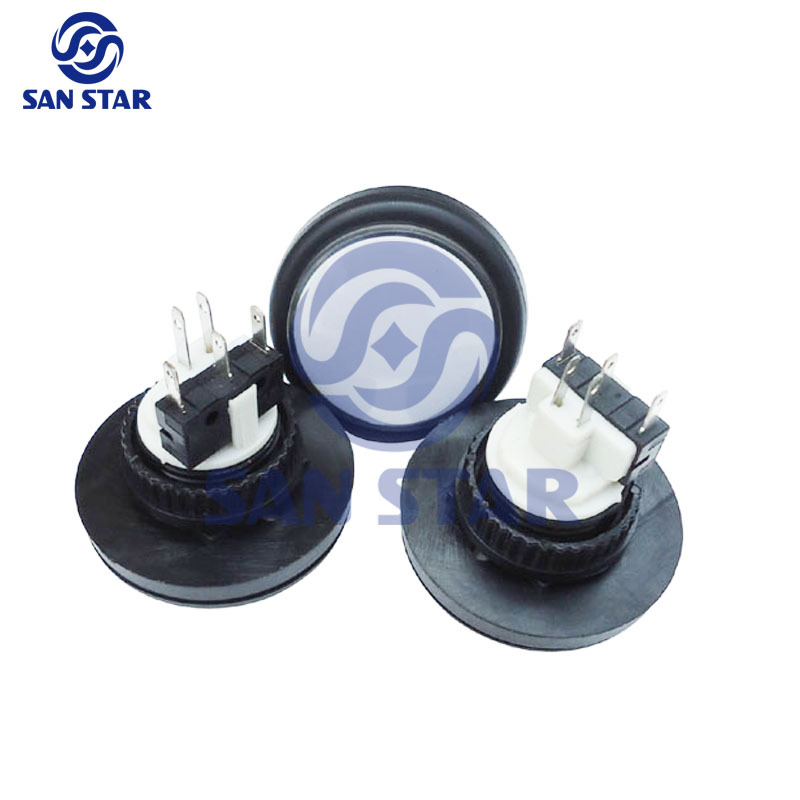 Complete set of Round 37 Illuminated Arcade button