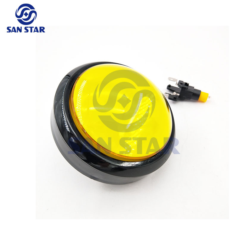 Round 100mm Big Size Dome Illuminated Arcade Button