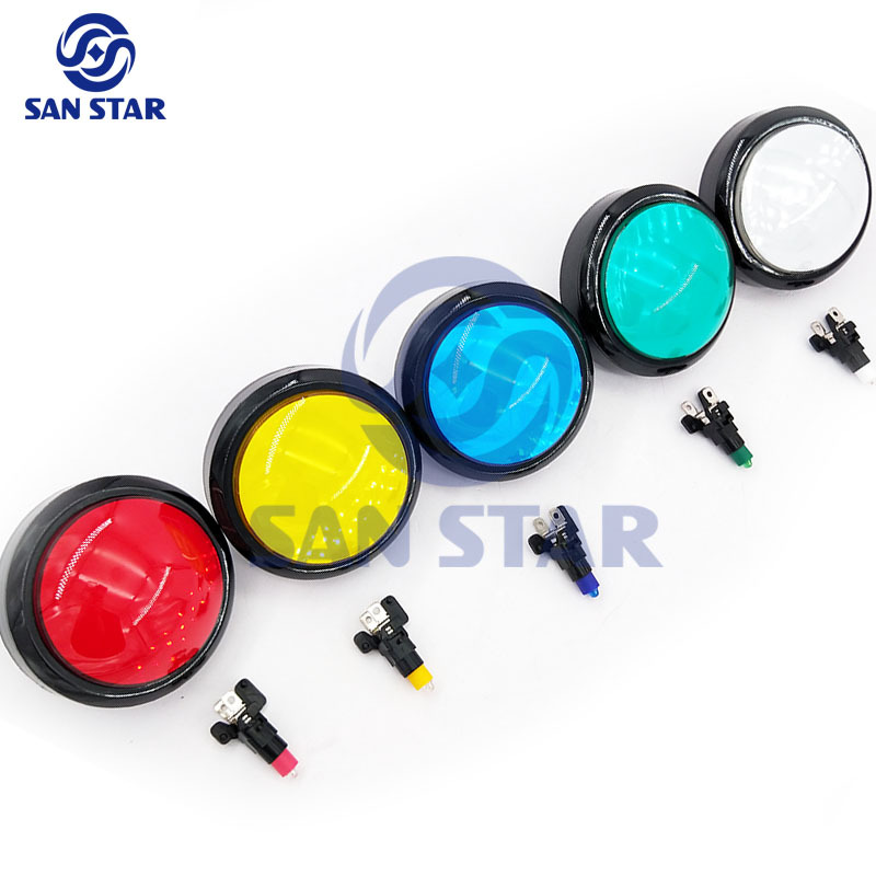 Round 100mm Big Size Dome Illuminated Arcade Button