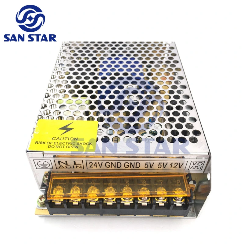 3 Groups Out Put Power Supply 24V1.5A 12V3A 5V10A