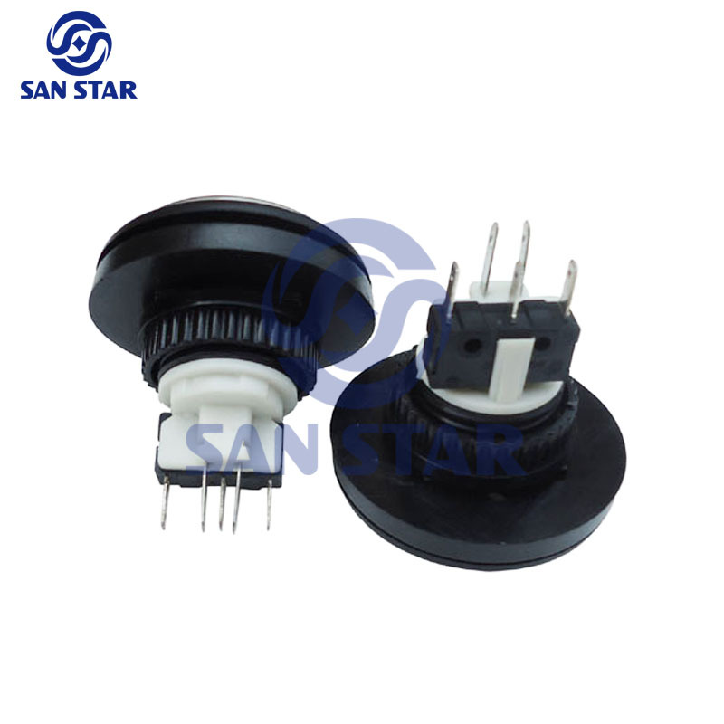 Complete set of Round 37 Illuminated Arcade button
