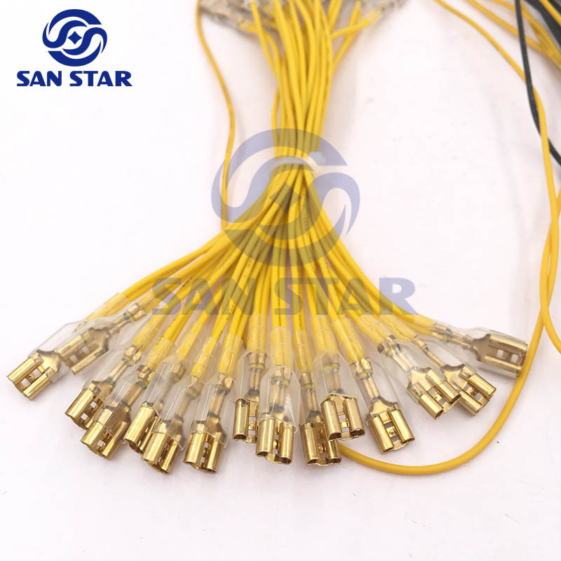 12V Wire Set for Illuminated Button Can Connect 30 Buttons