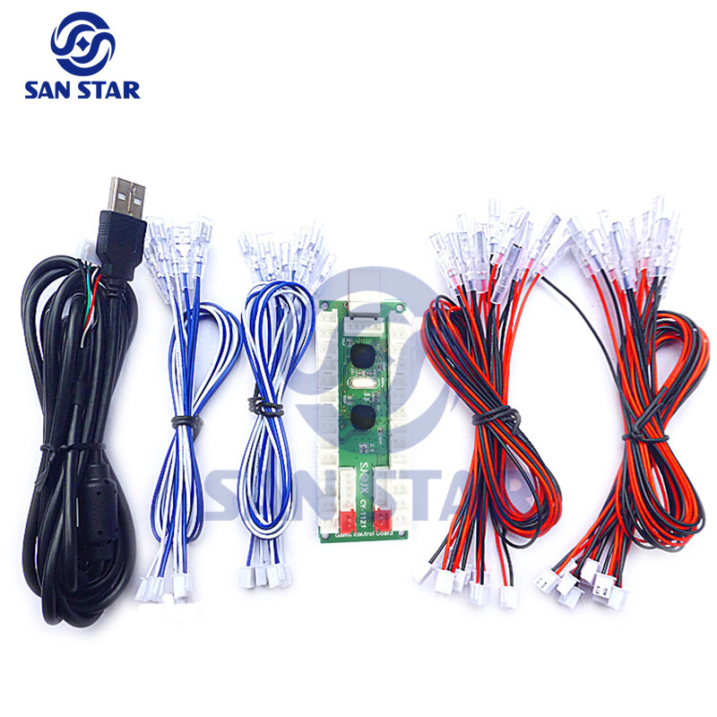 2 Players USB To Joystick Arcade Game Board Arcade Controller