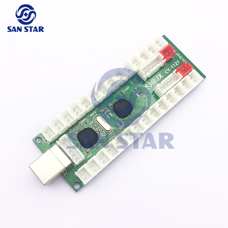 2 Players USB To Joystick Arcade Game Board Arcade Controller