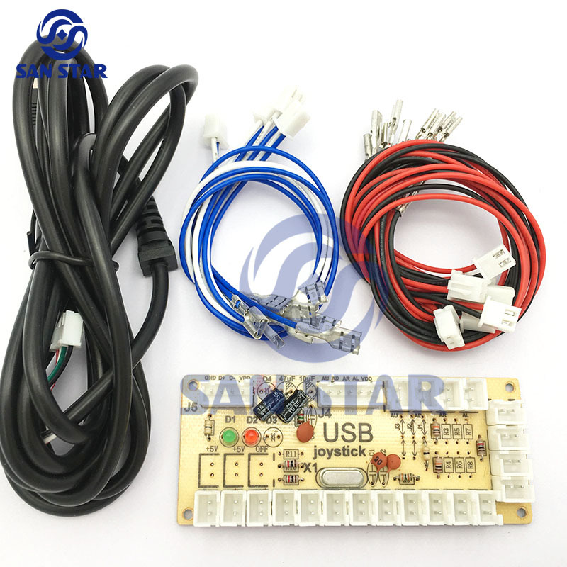 Zero Delay USB To Joystick Arcade Controller