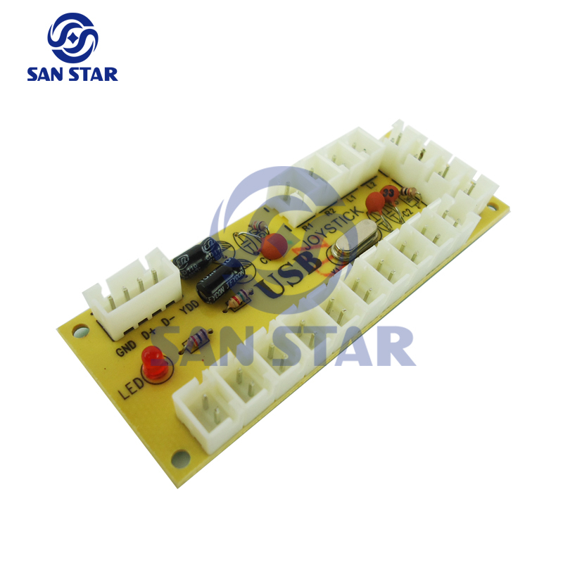 Simple Zero Delay USB To Joystick Arcade Controller