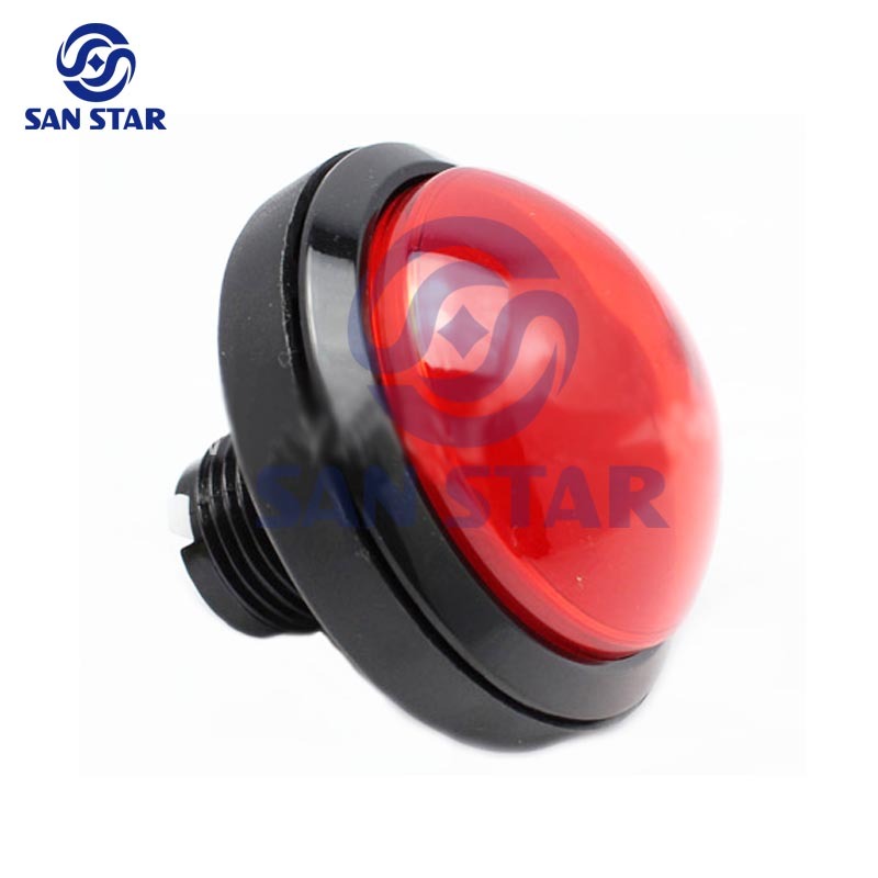 Round 100mm Big Size Dome Illuminated Arcade Button