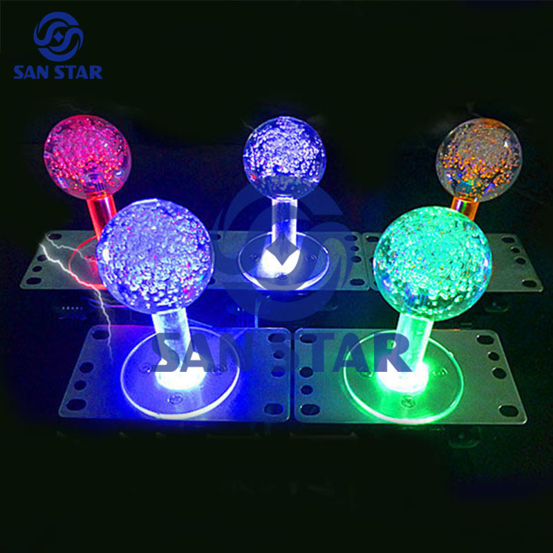 Good Quality LED Arcade Joystick with 43mm Bubble ball top Illuminated arcade Joystick