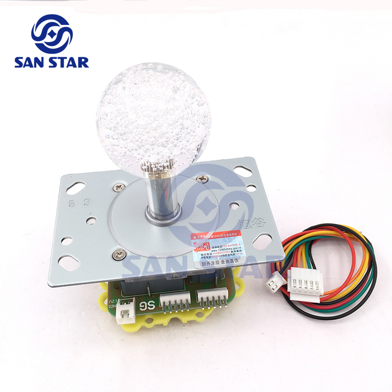 Good Quality LED Arcade Joystick with 43mm Bubble ball top Illuminated arcade Joystick