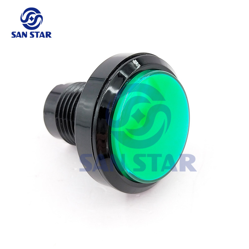 Round 37mm Illuminated Arcade Button
