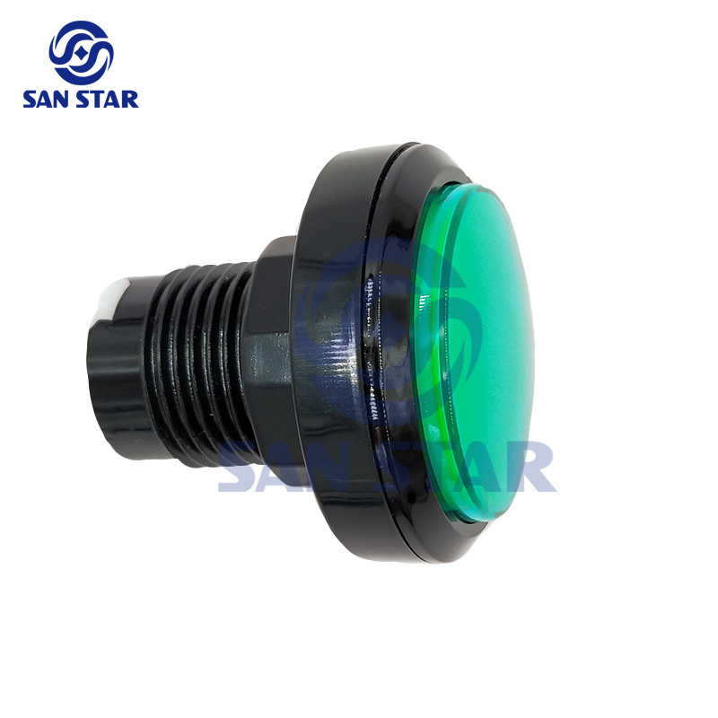 Round 37mm Illuminated Arcade Button