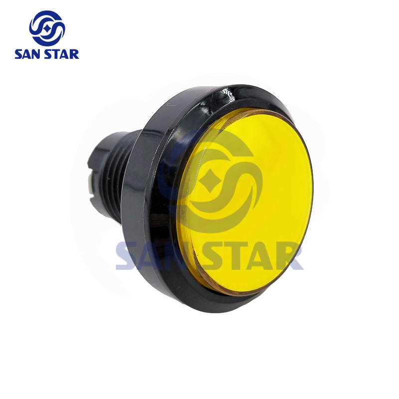 Round 37mm Illuminated Arcade Button