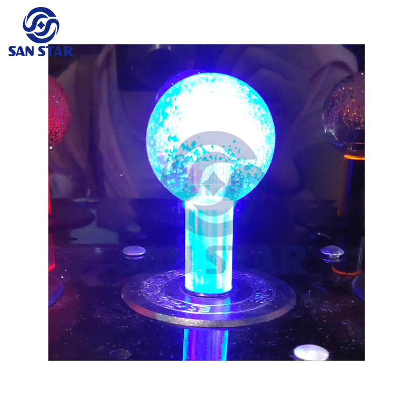 Taiwan Brand 35mm Crystal Bubble Ball Top LED Arcade Joystick Illuminated arcade Joystick