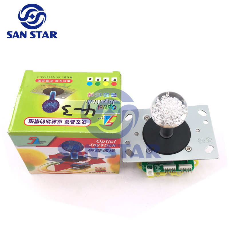 Changing Color flashing light LED Illuminated Arcade Joystick