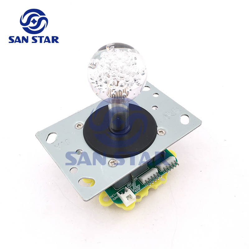 35mm Crystal Bubble Ball Top LED Arcade Joystick  Illuminated arcade Joystick