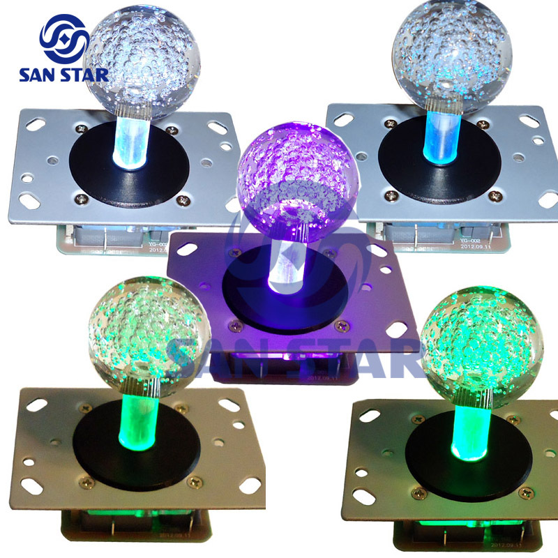 Changing Color flashing light LED Illuminated Arcade Joystick