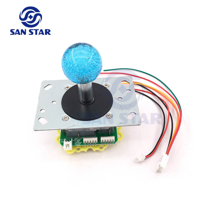 35mm Crystal Bubble Ball Top LED Arcade Joystick  Illuminated arcade Joystick