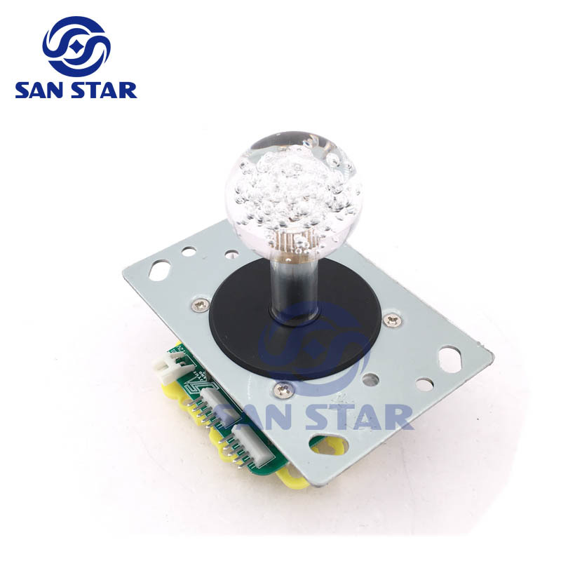 35mm Crystal Bubble Ball Top LED Arcade Joystick  Illuminated arcade Joystick