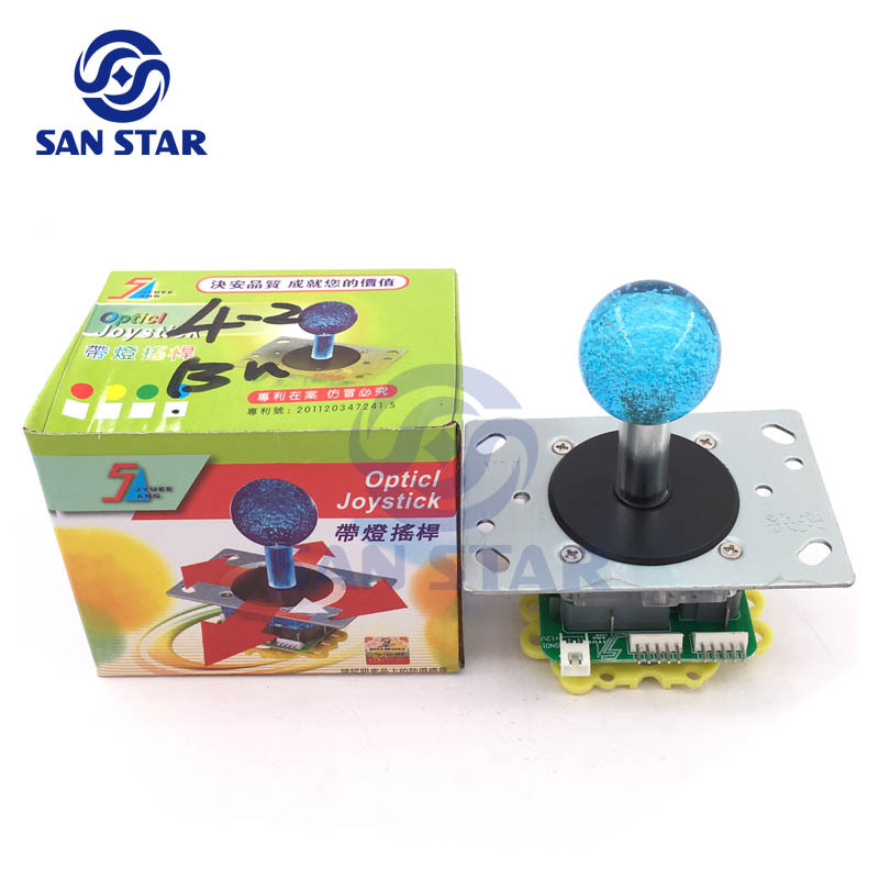 35mm Crystal Bubble Ball Top LED Arcade Joystick  Illuminated arcade Joystick