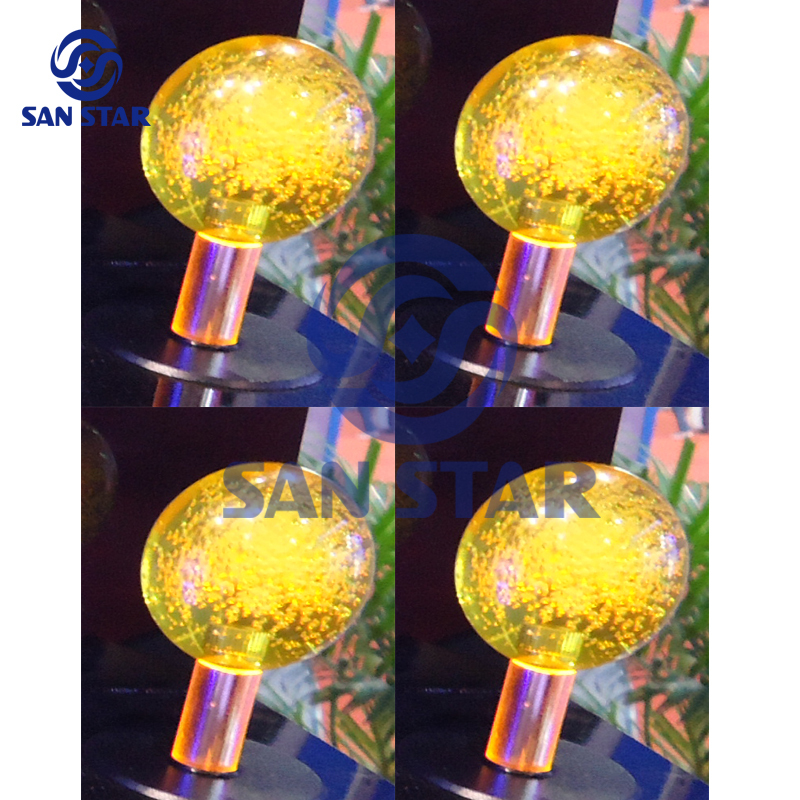 Taiwan Brand 35mm Crystal Bubble Ball Top LED Arcade Joystick Illuminated arcade Joystick