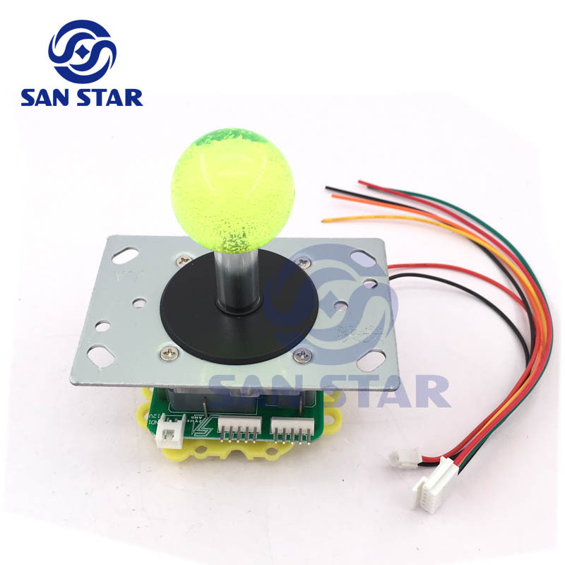 35mm Crystal Bubble Ball Top LED Arcade Joystick  Illuminated arcade Joystick