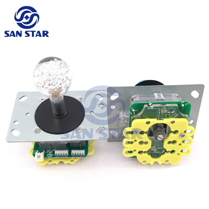35mm Crystal Bubble Ball Top LED Arcade Joystick  Illuminated arcade Joystick