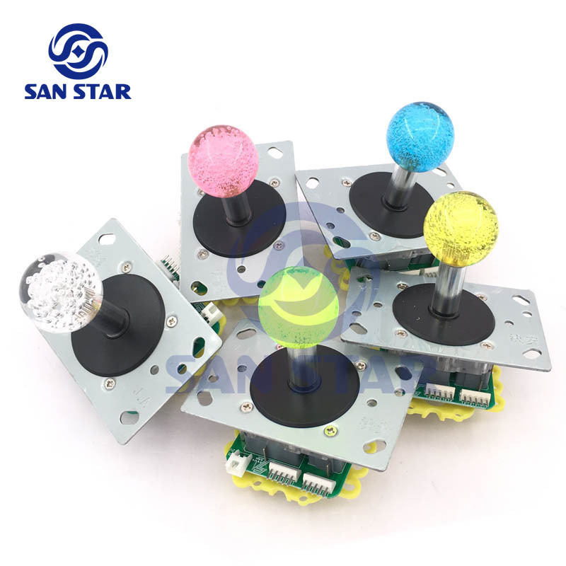 35mm Crystal Bubble Ball Top LED Arcade Joystick  Illuminated arcade Joystick