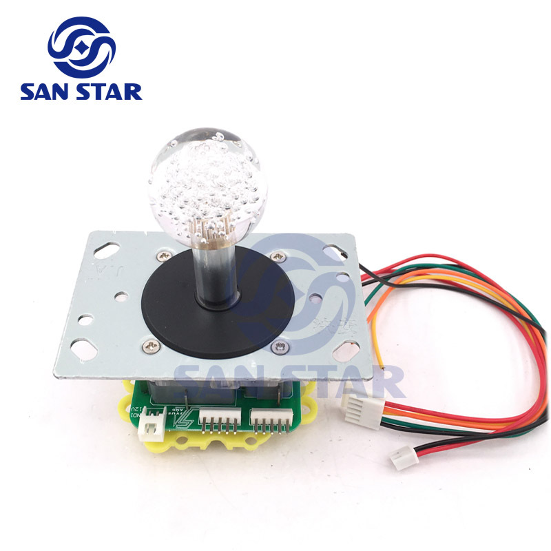 Changing Color flashing light LED Illuminated Arcade Joystick