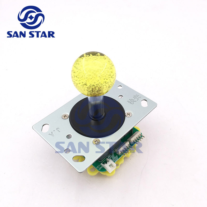 35mm Crystal Bubble Ball Top LED Arcade Joystick  Illuminated arcade Joystick