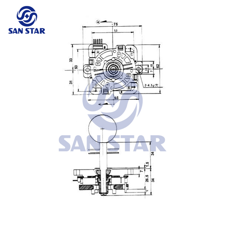 Sanwa JLF-TP-8Y Arcade Joystick