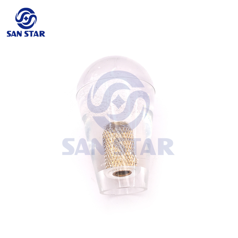 Replaceable Crystal Bubble Arcade Joystick Bat Top