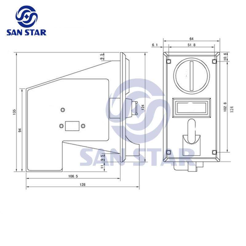 Accept 4 Groups Of Coin Multi Coin Acceptor