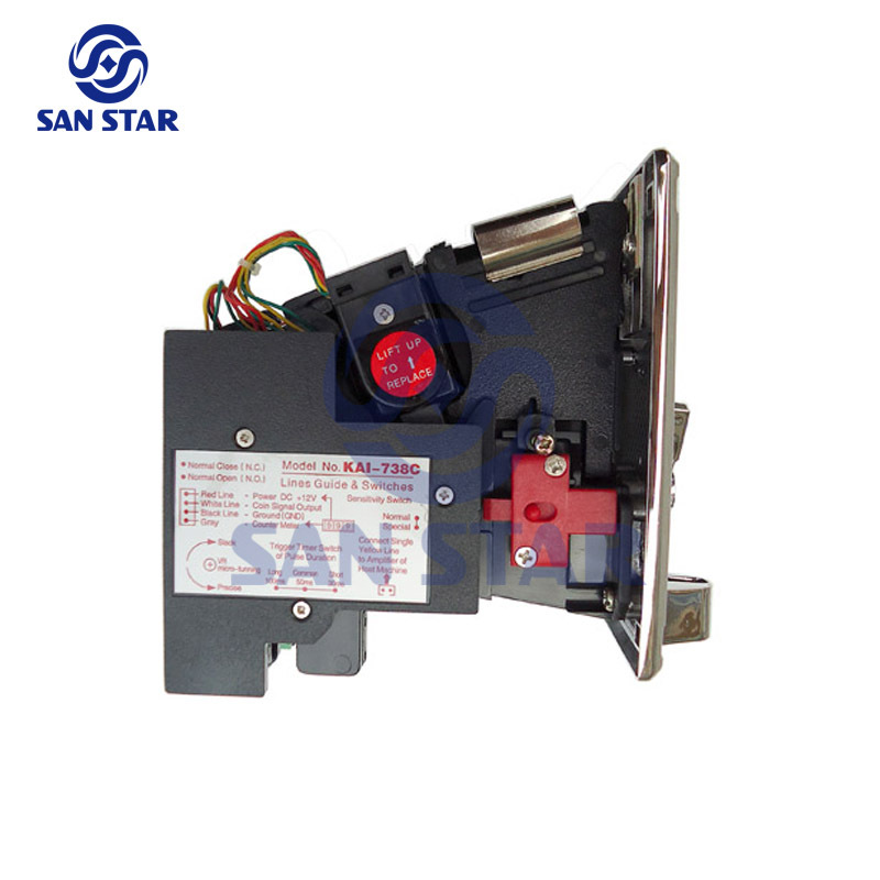 Electronic Comparable coin acceptor Coin Selector alloy front panel