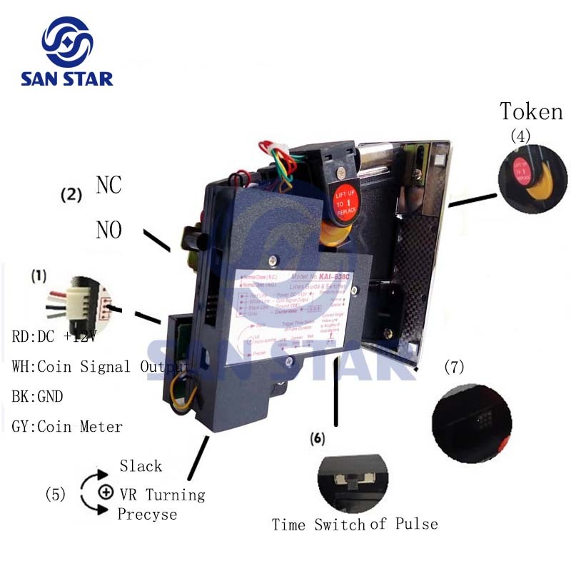 Electronic CPU Compare Coin Selector KAI638C