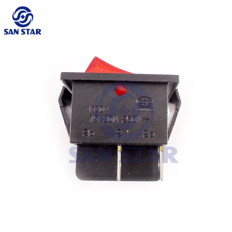 KCD4 LED AC Power Switch with holder