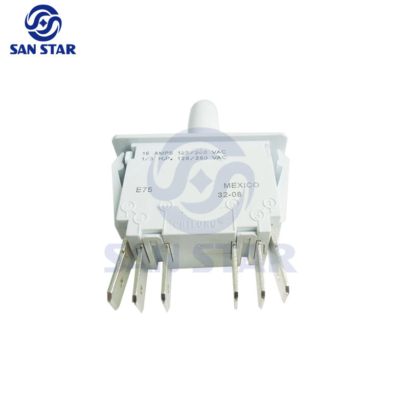 6 Pins Door Switch Double Pole/Double Throw