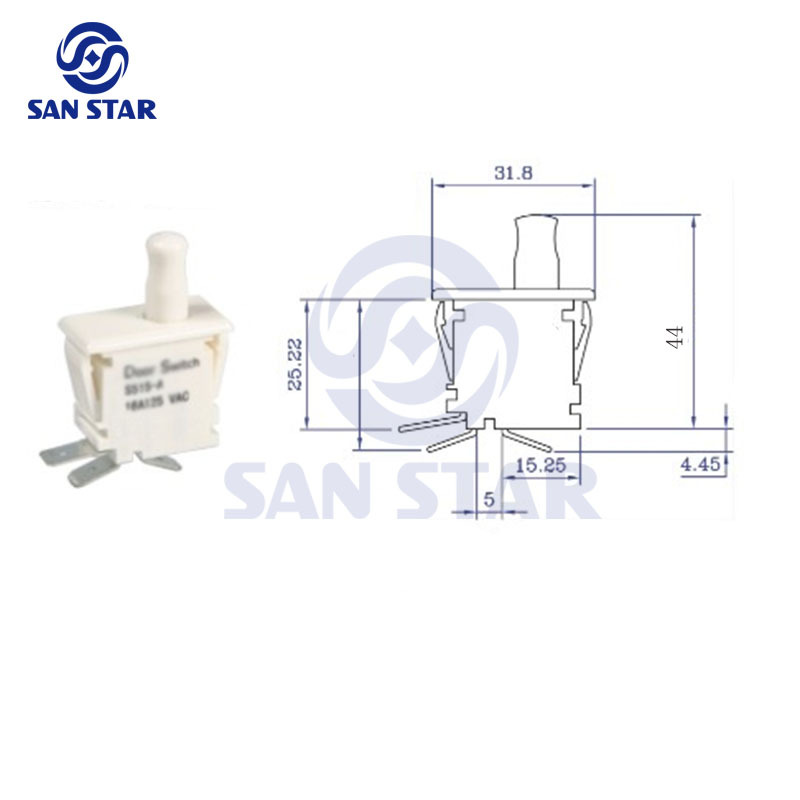 3 Pins Door Switch Double Pole/Double Throw