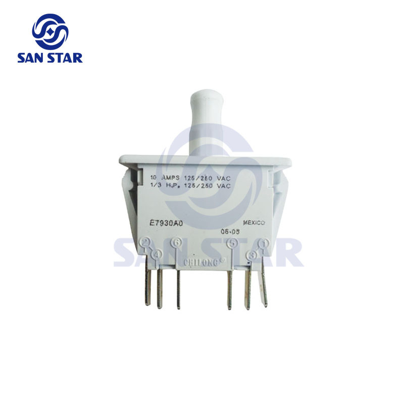 6 Pins Door Switch Double Pole/Double Throw