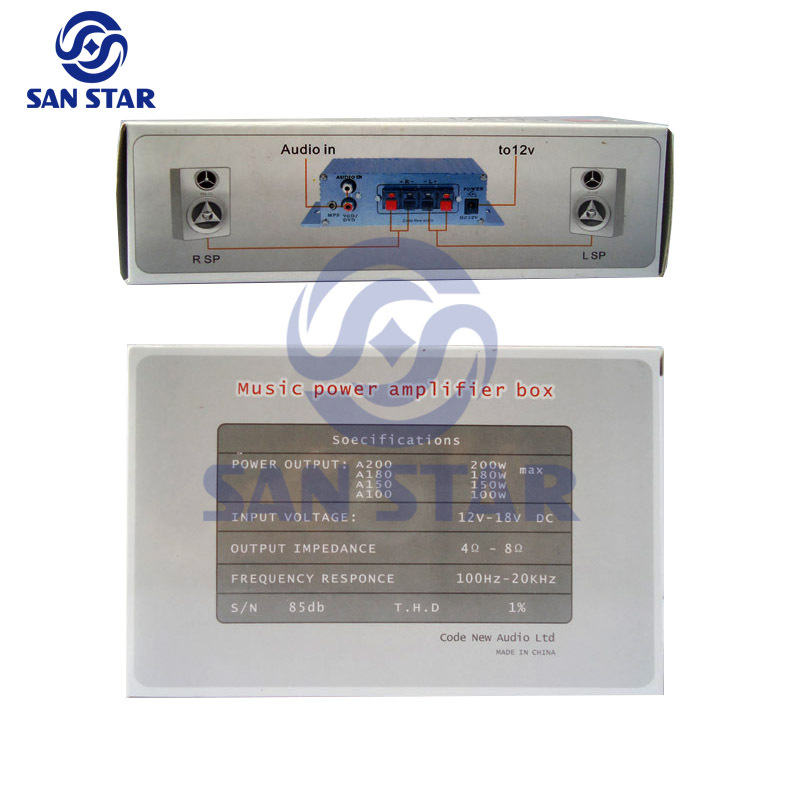 A6 Hi-Fi Audio Stereo Amplifier 180W