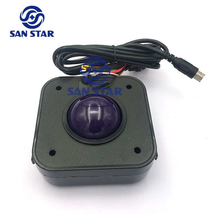 4.5 cm of Diameter Purple Ball Arcade Track Ball