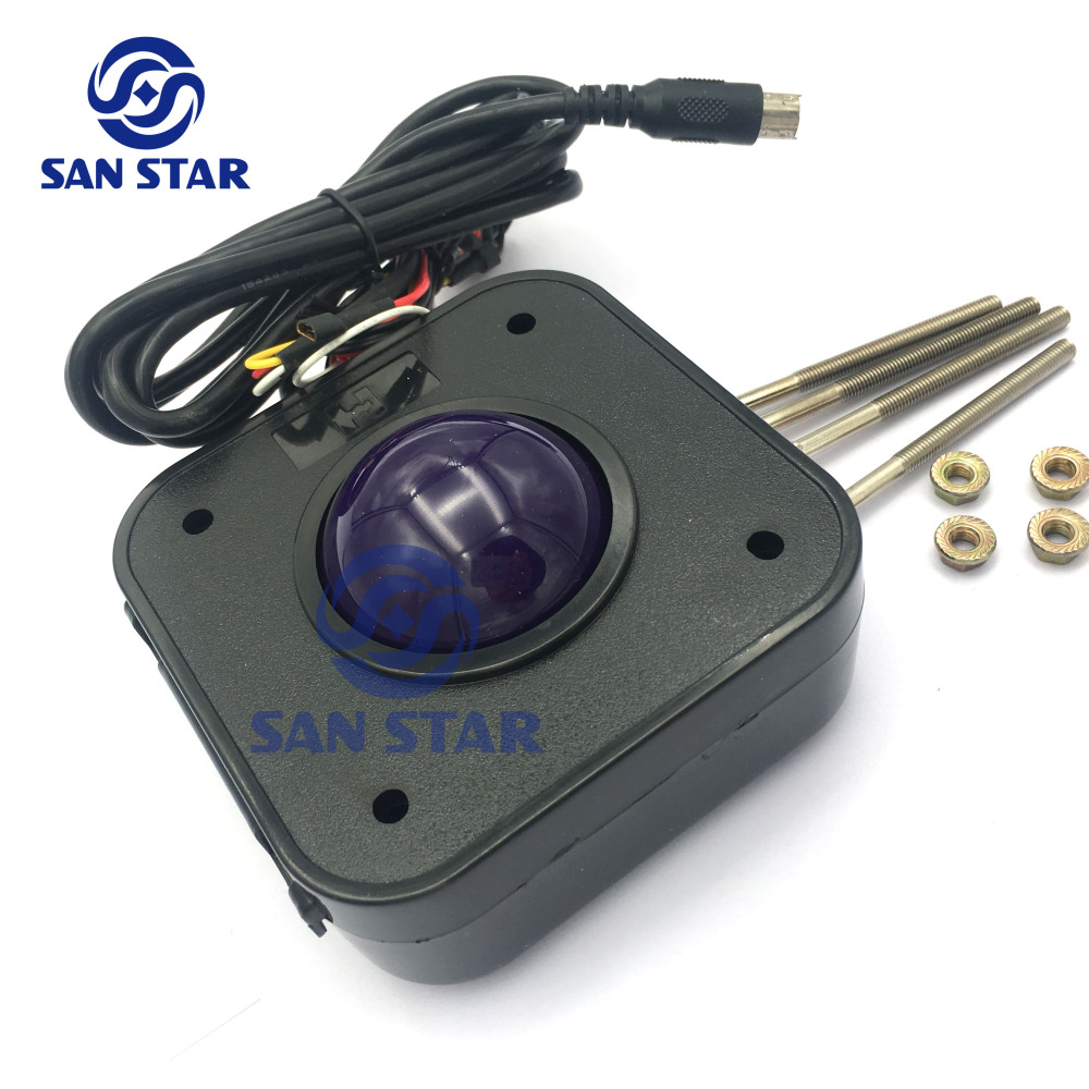 4.5 cm of Diameter Purple Ball Arcade Track Ball