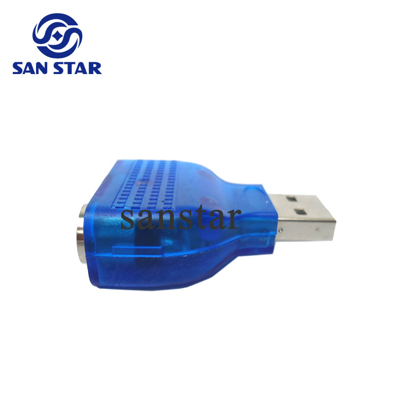 USB to PS/2 Adapter Can Connecte To Two PS/2 Interface