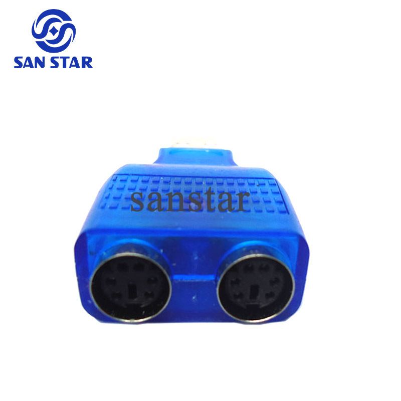 USB to PS/2 Adapter Can Connecte To Two PS/2 Interface